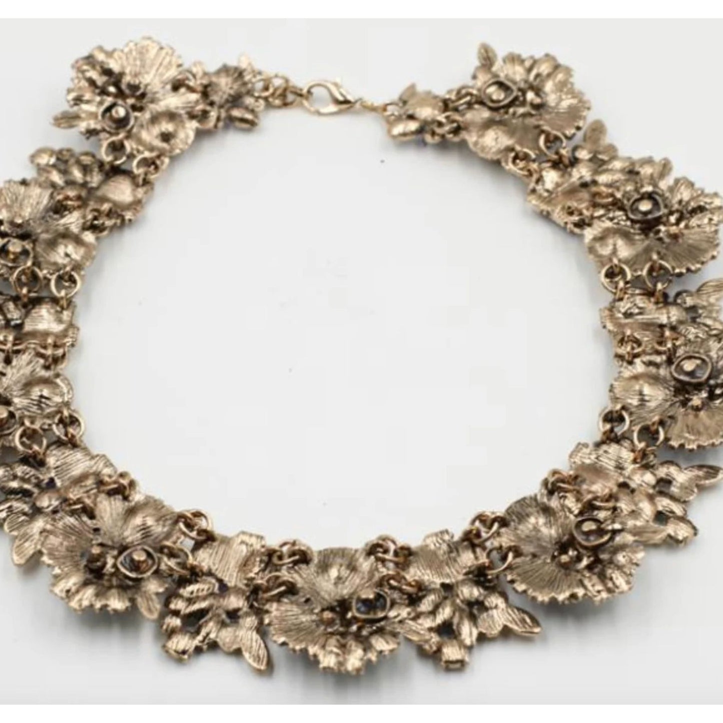 The Empress Royal Blue Jeweled Statement Necklace