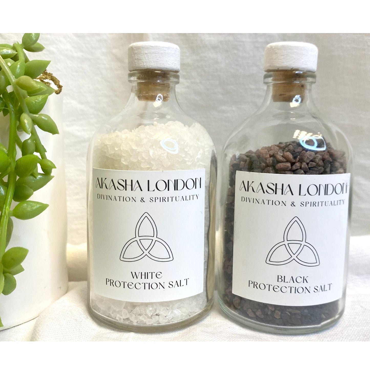 Black Ritual & Spell Protection Salt | Cleansing, Banishing, Healing | Wicca, Witchcraft