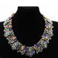 The Empress Royal Blue Jeweled Statement Necklace
